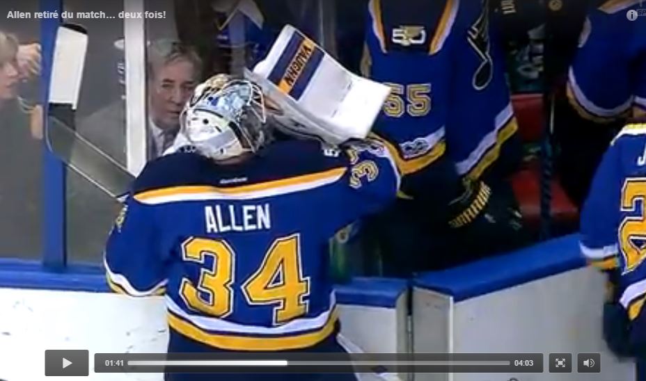 Jake Allen devra hausser son niveau de jeu