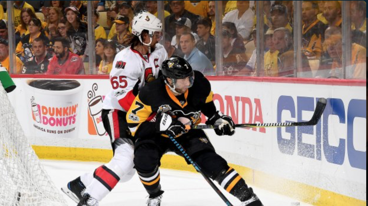 Les Penguins donnent une raclée aux Sens | Karlsson et Brassard n'ont pas fini le match | Le Canada perd l'or en fusillade