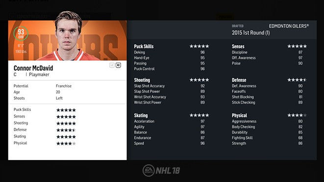 Les gens chez EA Sports pensent eux aussi que McDavid a surpassé Crosby