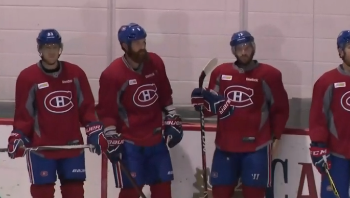 Deux vétérans du Canadien manquaient à l’appel aujourd’hui