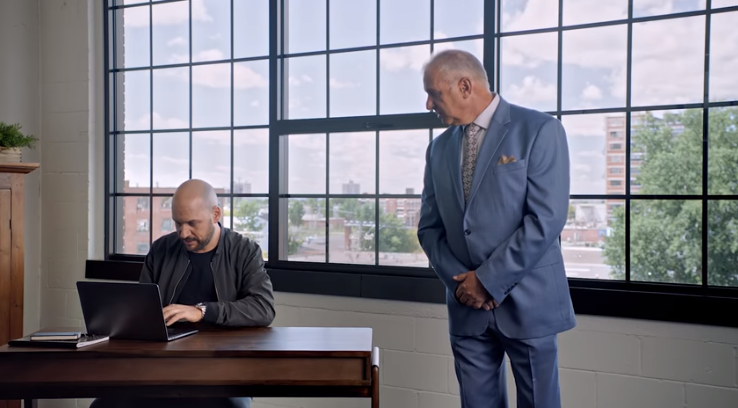 Michel Therrien fait de l'humour avec Martin Matte