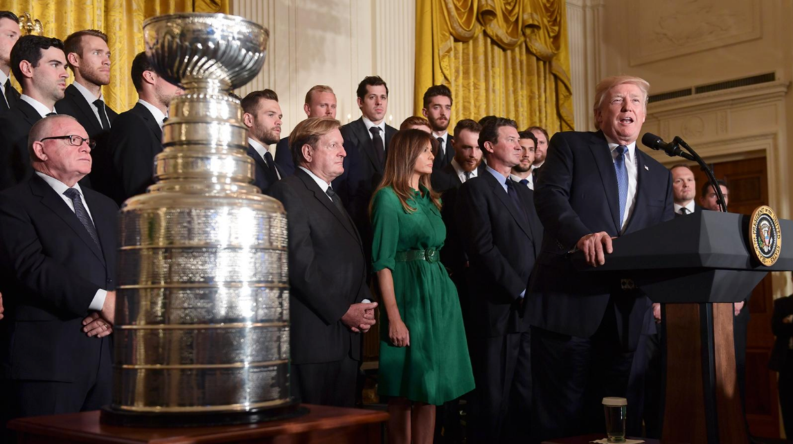 Les Penguins s'abstiennent de cadeau à Donald Trump