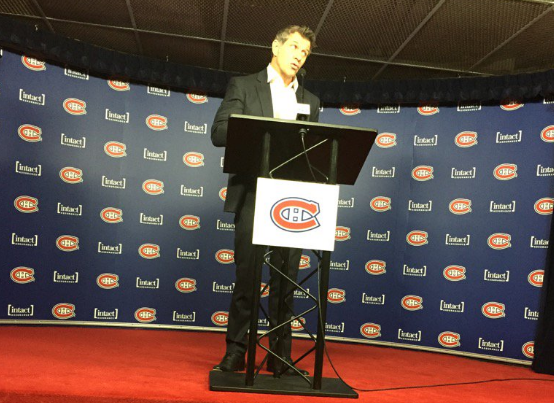Marc Bergevin a eu du mal à dormir suite à la défaite face aux Coyotes