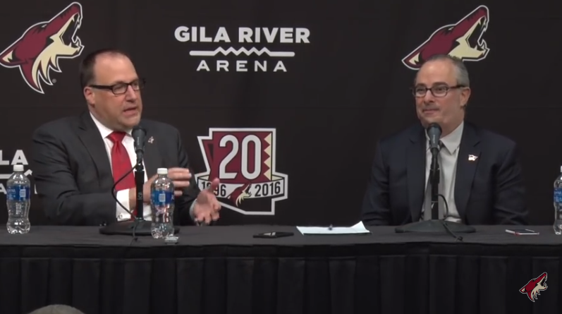 Il n'y a pas que sur la glace que ça va mal, en Arizona