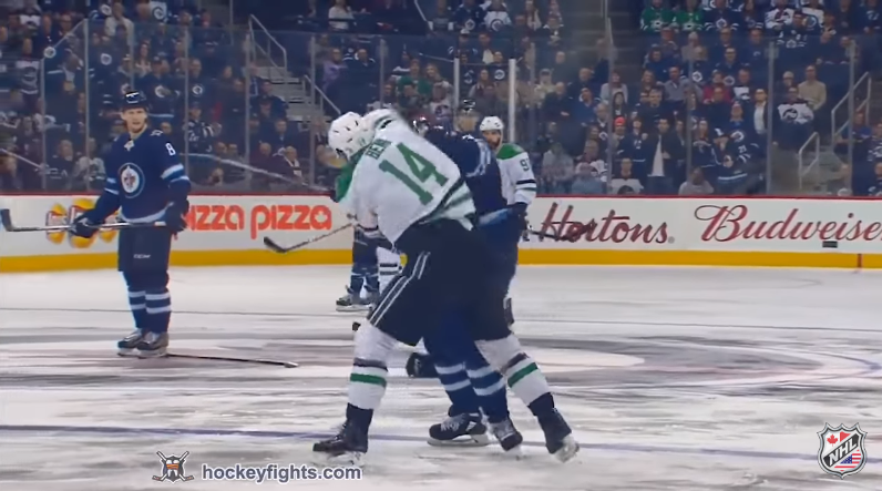Le combat revanche entre Jamie Benn et Dustin Byfuglien provoqué?
