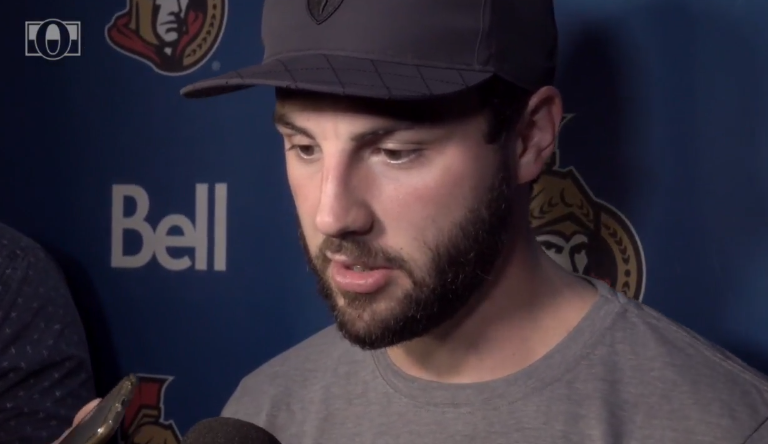 Derick Brassard n'a pas l'air très attaché à la ville d'Ottawa