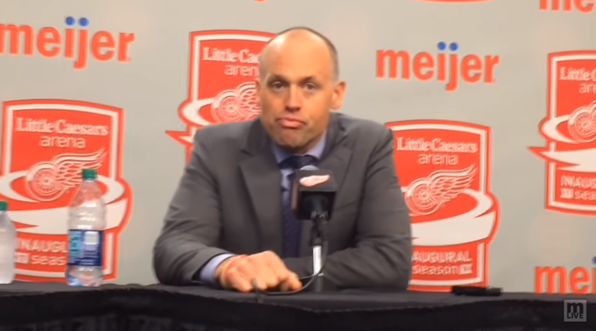 Les Red Wings de Détroit s'en vont droit dans le mur