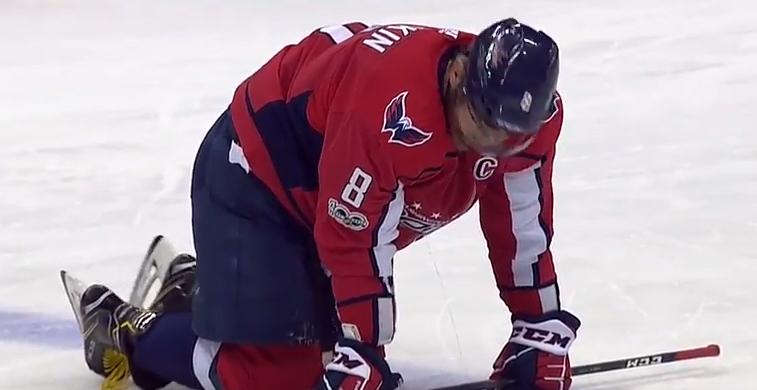 Top-5 : une grosse frousse pour Alex Ovechkin