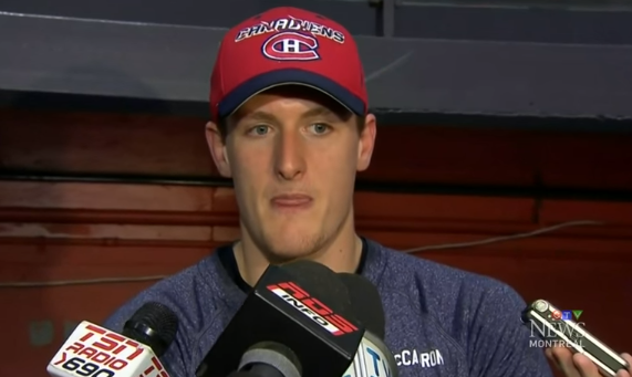 Un nouveau Michael McCarron en uniforme ce soir