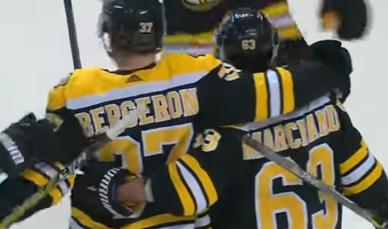 Patrice Bergeron pourrait être candidat au Hart chaque année, selon Brad Marchand