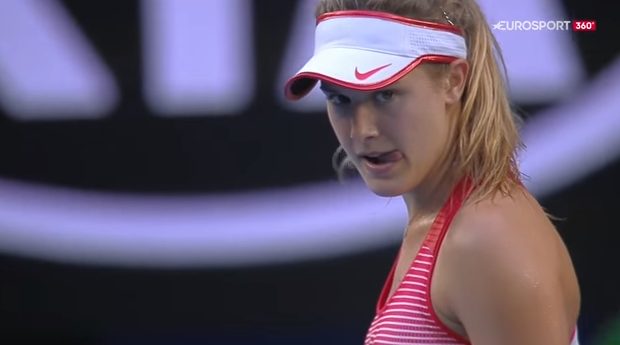 Eugénie Bouchard lance une flèche injustifiée (?) aux médias canadiens