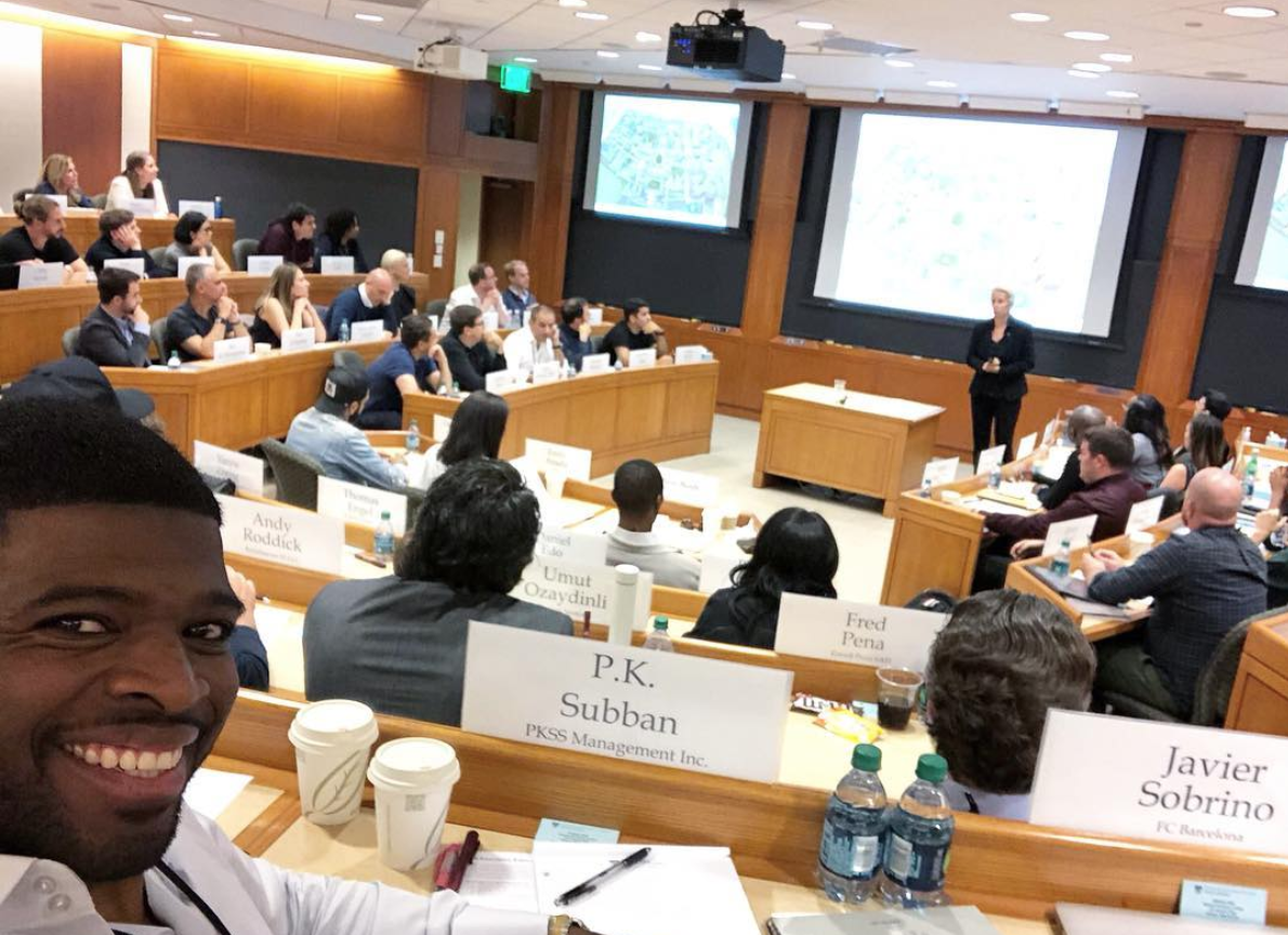 P.K. Subban de retour sur un banc d'école