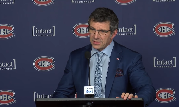 Marc Bergevin s'adresse aux médias ; Max Domi sera utilisé à l'aile