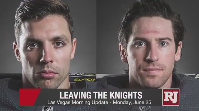 David Perron et James Neal quitteront les Golden Knights