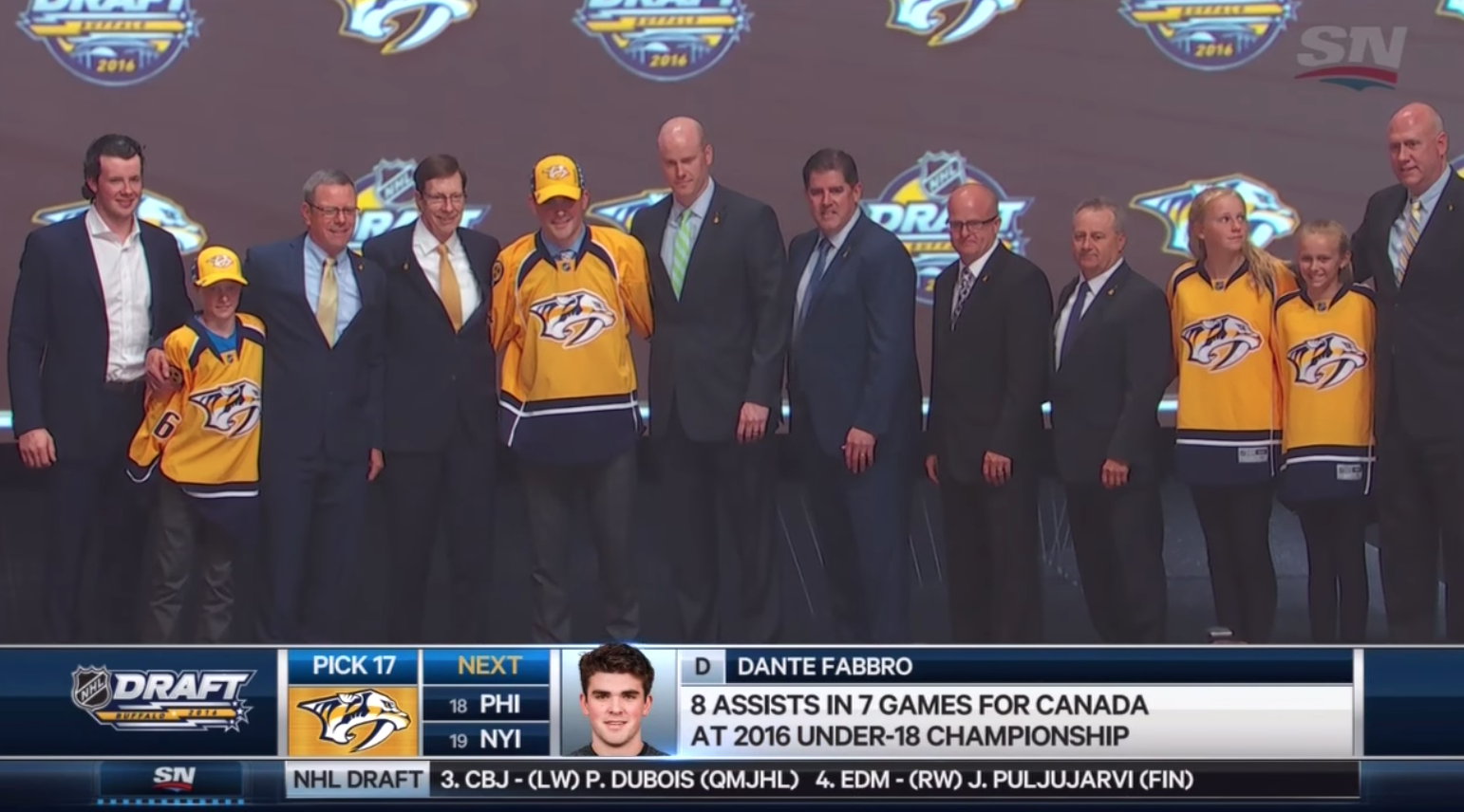 Dante Fabbro a refusé d'amorcer son parcours avec les Preds