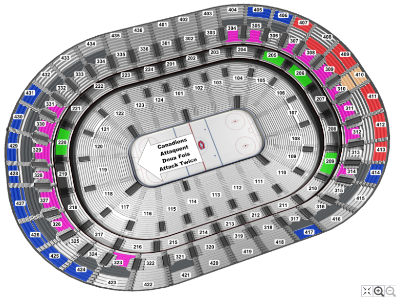 Peu d'intérêt marqué pour la vente de billets du Canadien