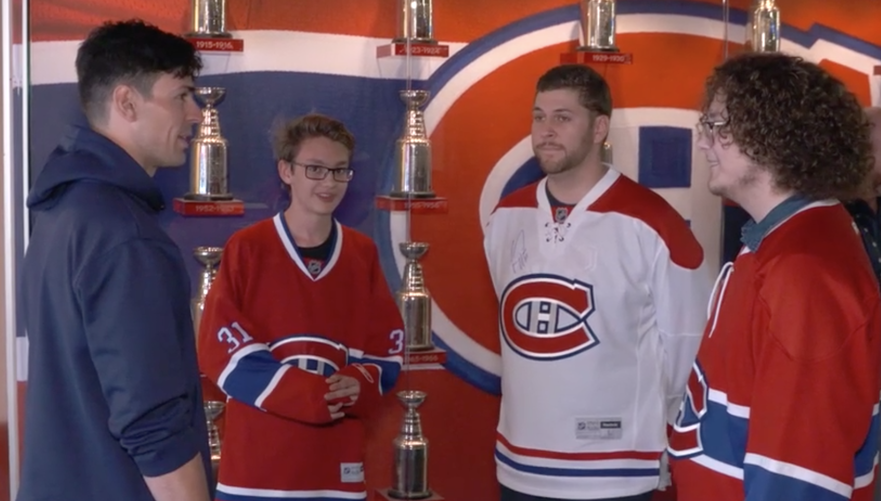 Carey Price a rencontré un trio d'amateurs qui ont fait un geste unique (pour lui)