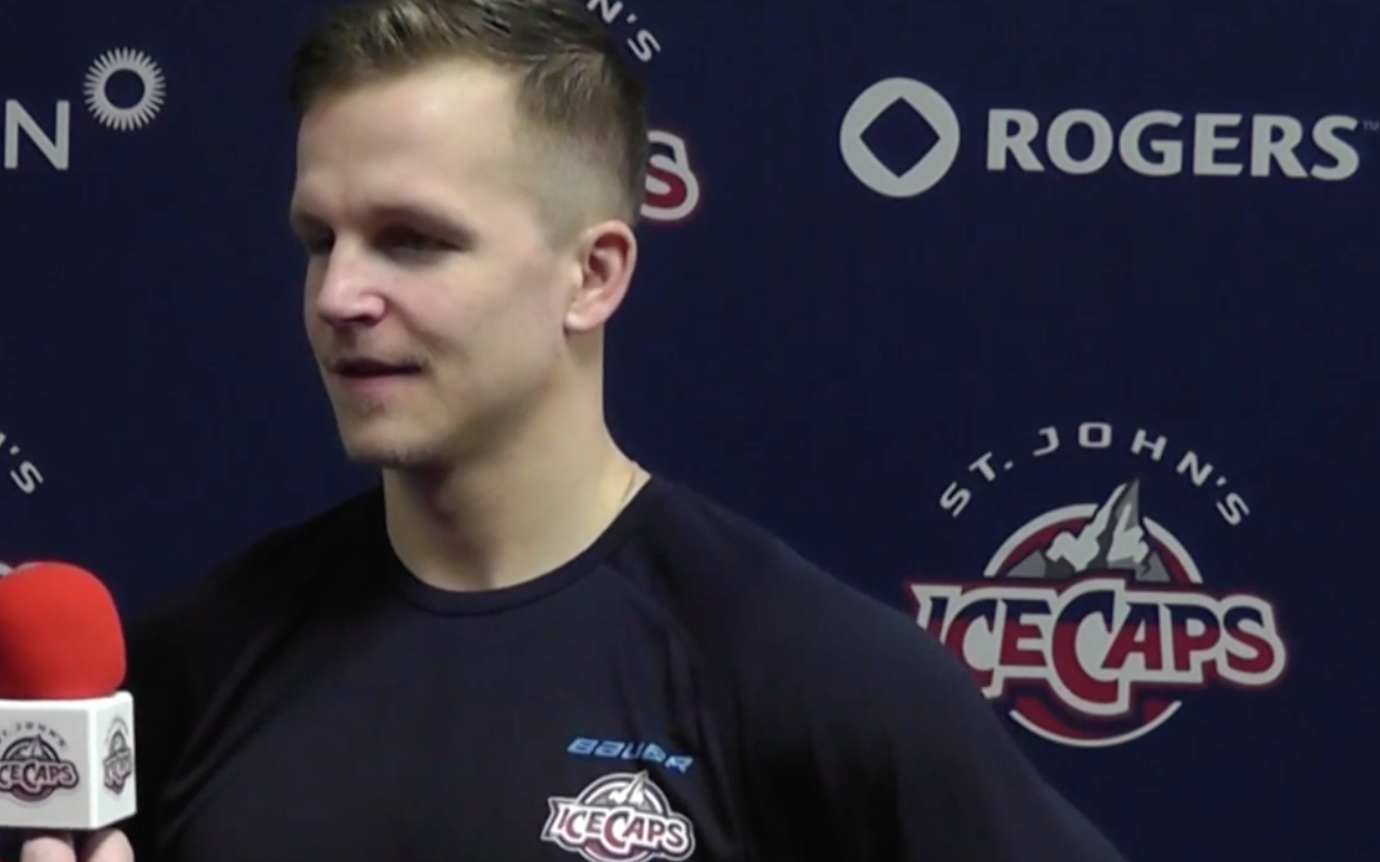 Cet ancien capitaine des IceCaps de St.John's s'est complètement emporté