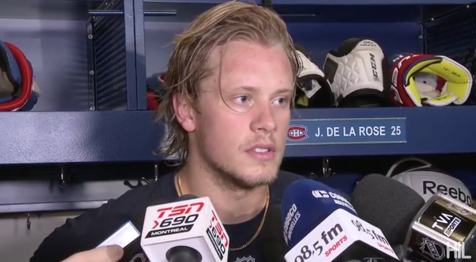 La banque de jeunes du CH aujourd'hui est à des années-lumière de celle de 2015