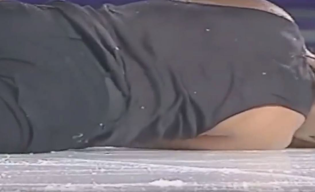 Georges Laraque a publié la vidéo de sa seule commotion cérébrale à vie (en patinage artistique)