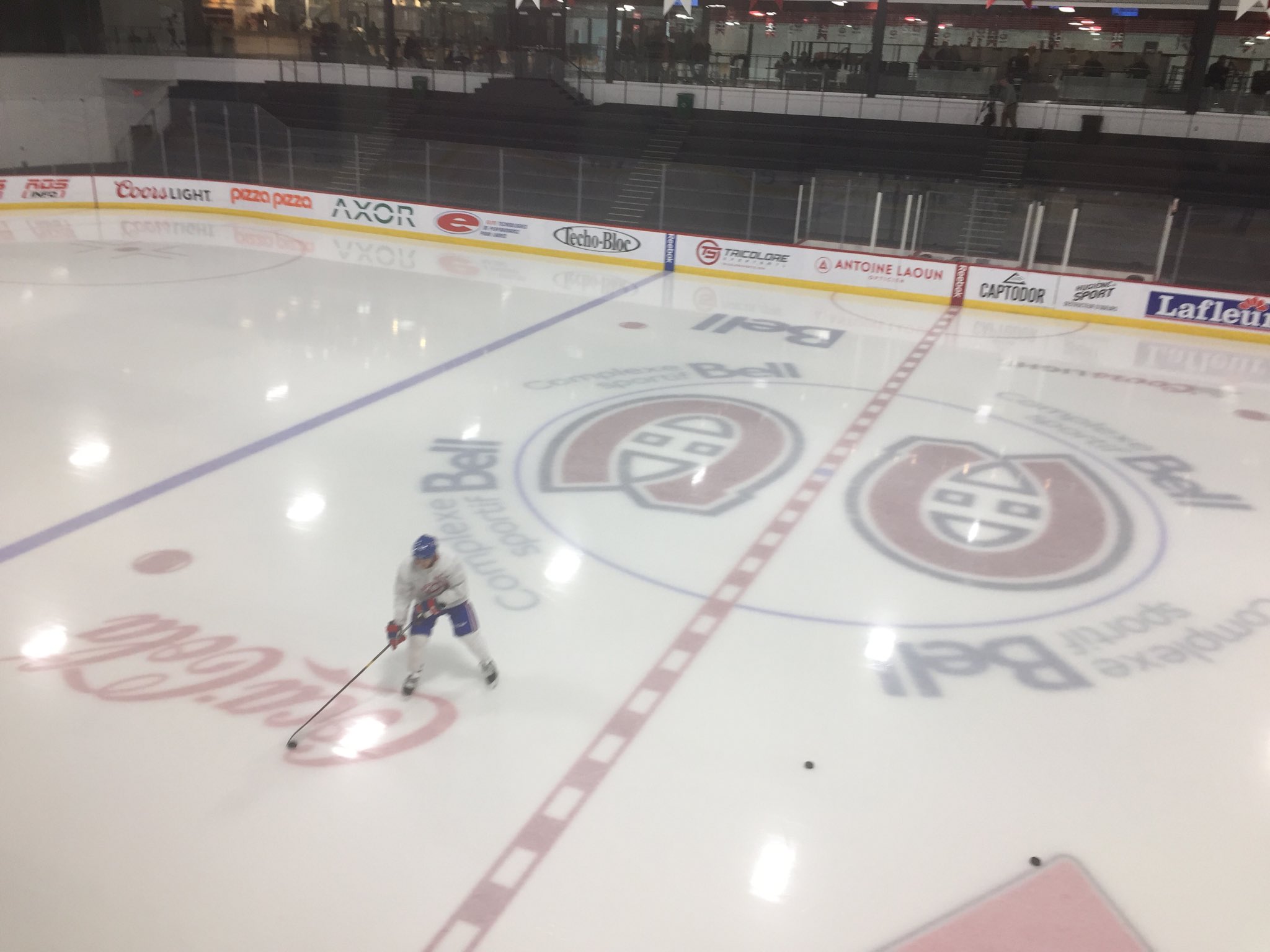 Entraînement du Canadien : de la Rose absent et Shaw sur l'avantage numérique