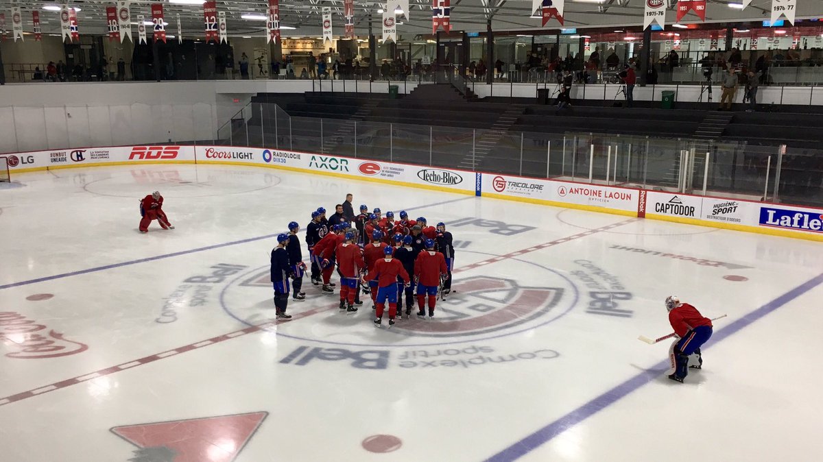 Tomas Plekanec était de retour à l'entrainement