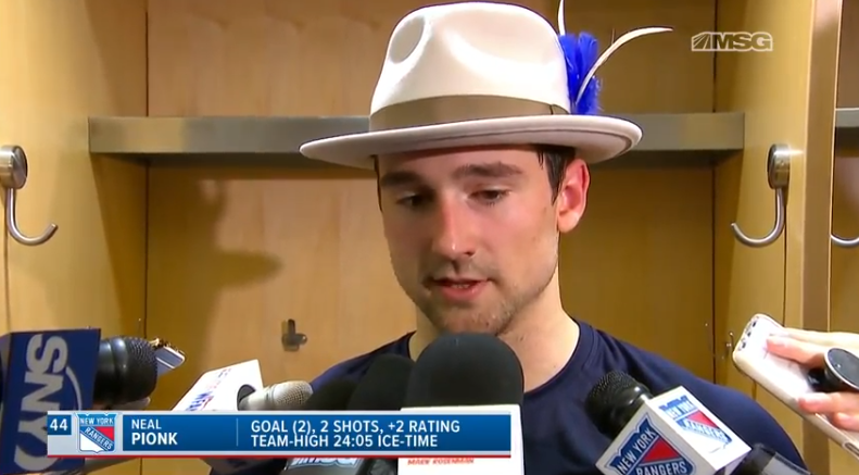 Neal Pionk est en train de devenir un défenseur d'impact à New York