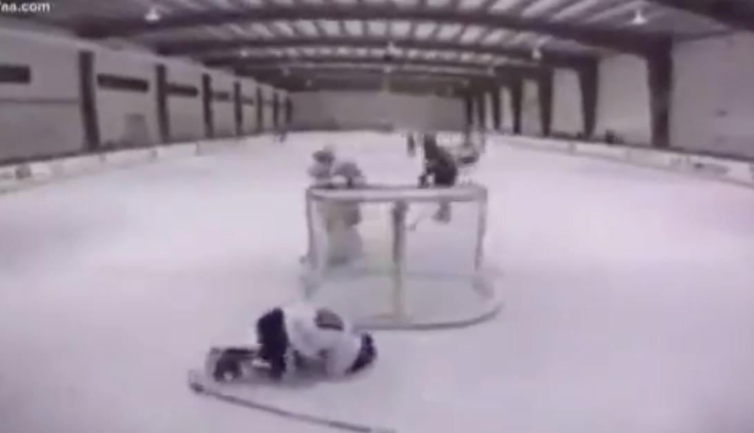 Un ado a posé un geste d'une grande gravité sur la glace