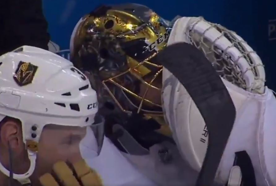 Marc-André Fleury a essayé une stratégie bizarre (qui n'a pas fonctionné)