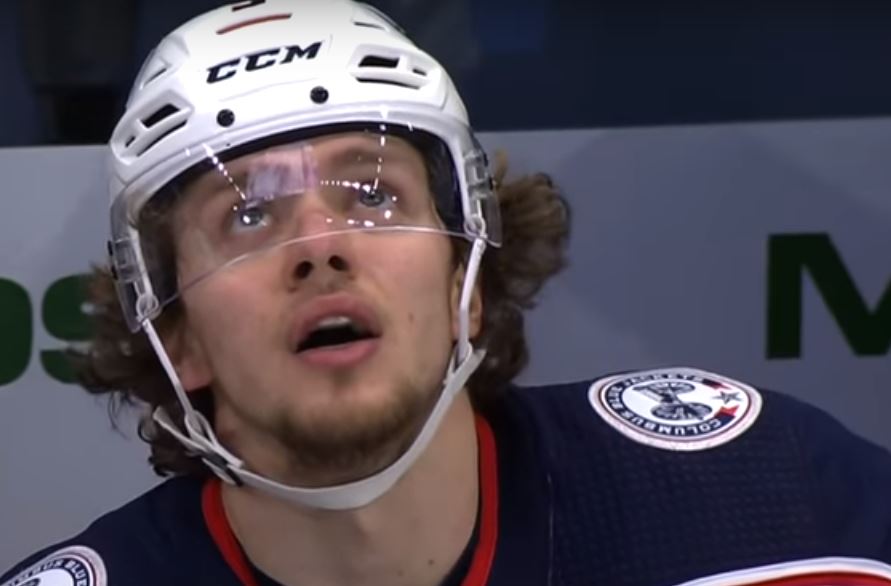 Un joueur des Blue Jackets souhaite bonne chance à Artemi Panarin… à Miami