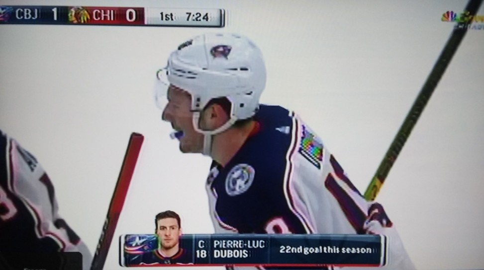 Top-8 : Pierre-Luc Dubois marque tout un but et célèbre d'une drôle de façon