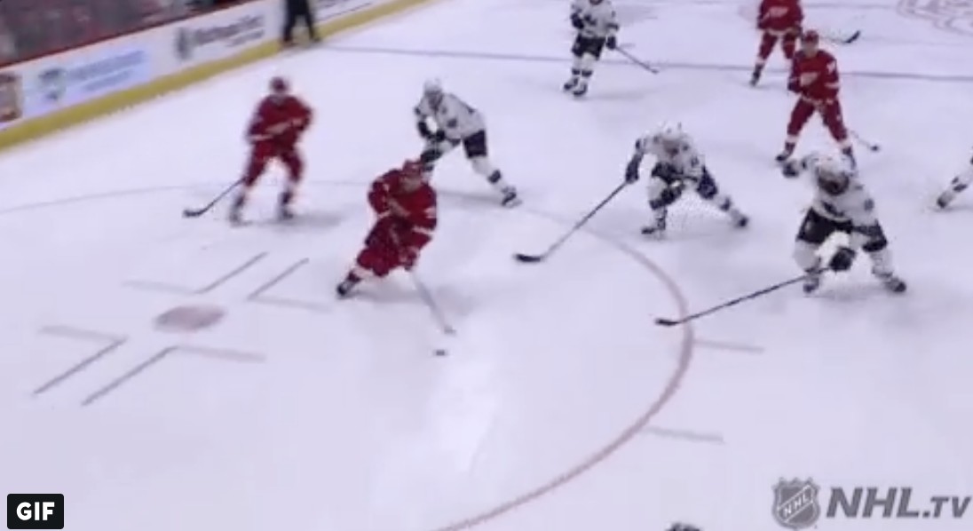 Top-5 : Dylan Larkin a tout fait&#8230; sauf marquer