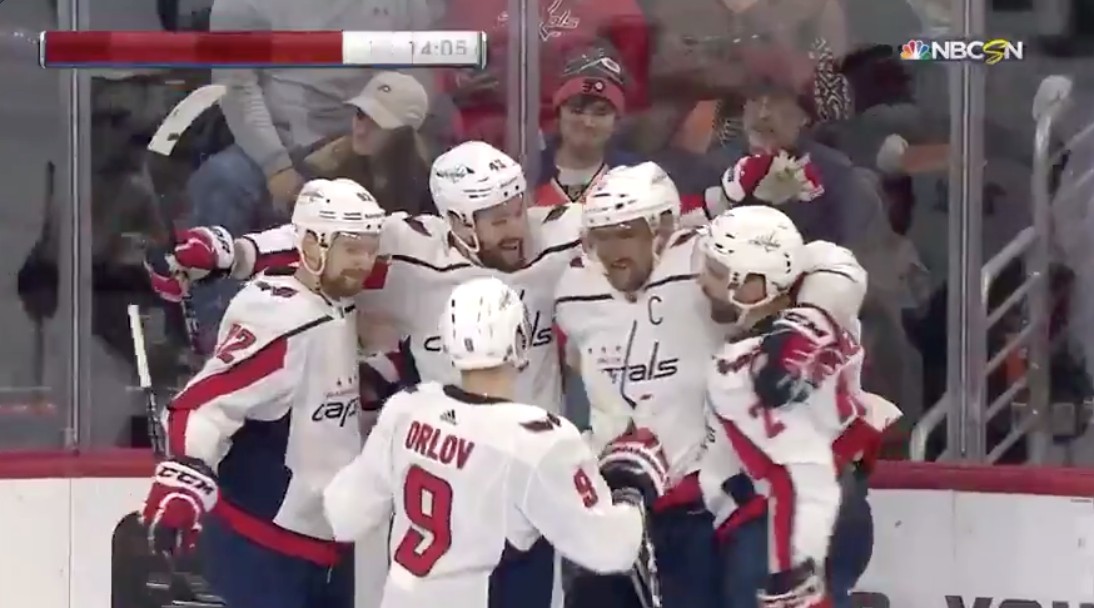 Top-5 : Alex Ovechkin a joué à « glisser » sur la patinoire