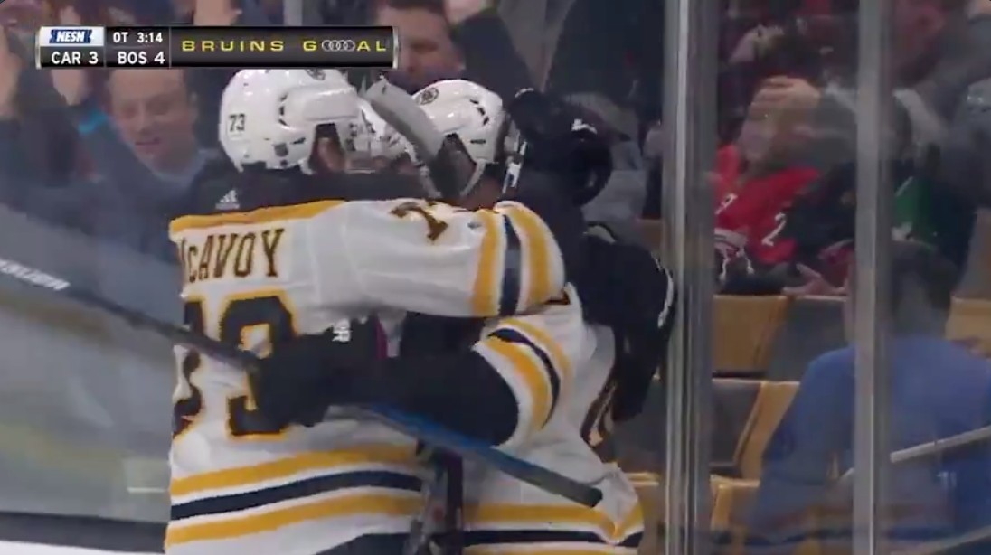 Top-5 : Deux joueurs des Bruins ont offert une séquence digne du jeu de l'année