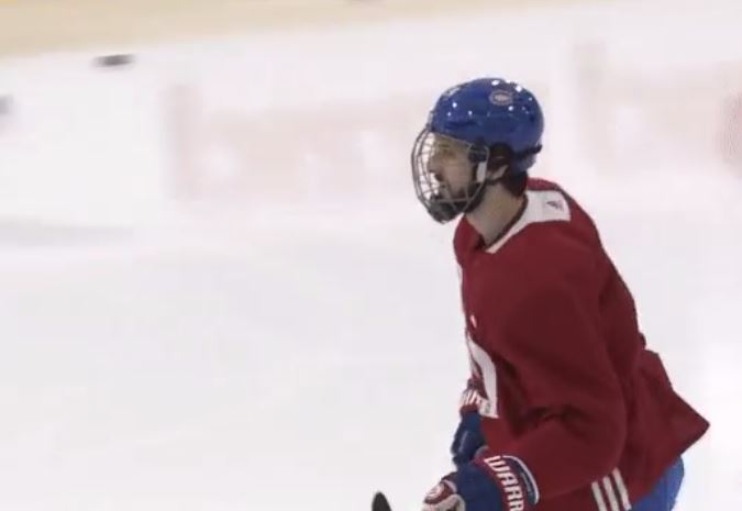Claude Julien et cinq de ses joueurs n'ont pas sauté sur la patinoire pour l'entraînement