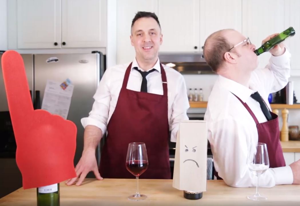 Ben et Jarrod ont livré (sur RDS) un sketch où le partisan du Canadien passe au cash