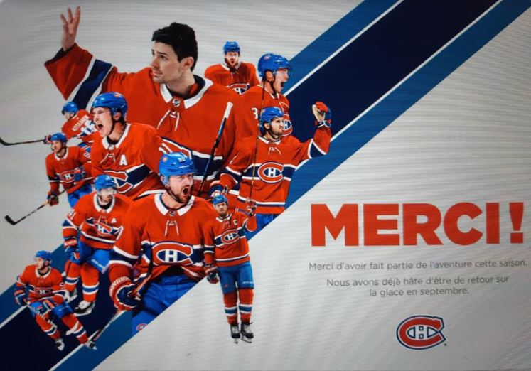 Une pub du Canadien dans La Presse + fait beaucoup jaser ce matin