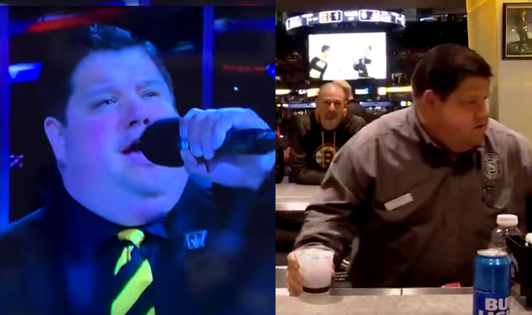 Agent de probation, barman&#8230; Et chanteur d'hymnes nationaux à Boston