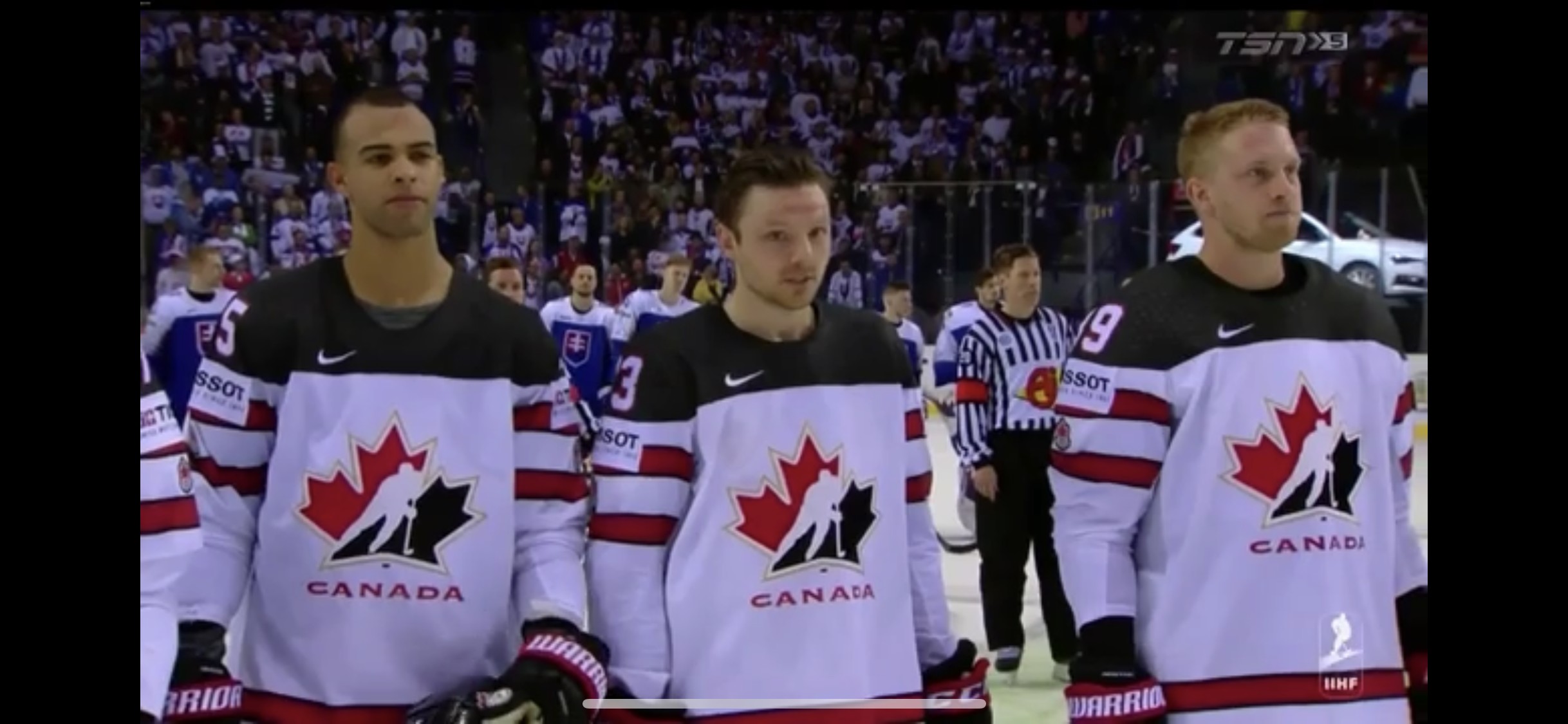 L’hymne du Canada sifflé après la victoire contre la Slovaquie