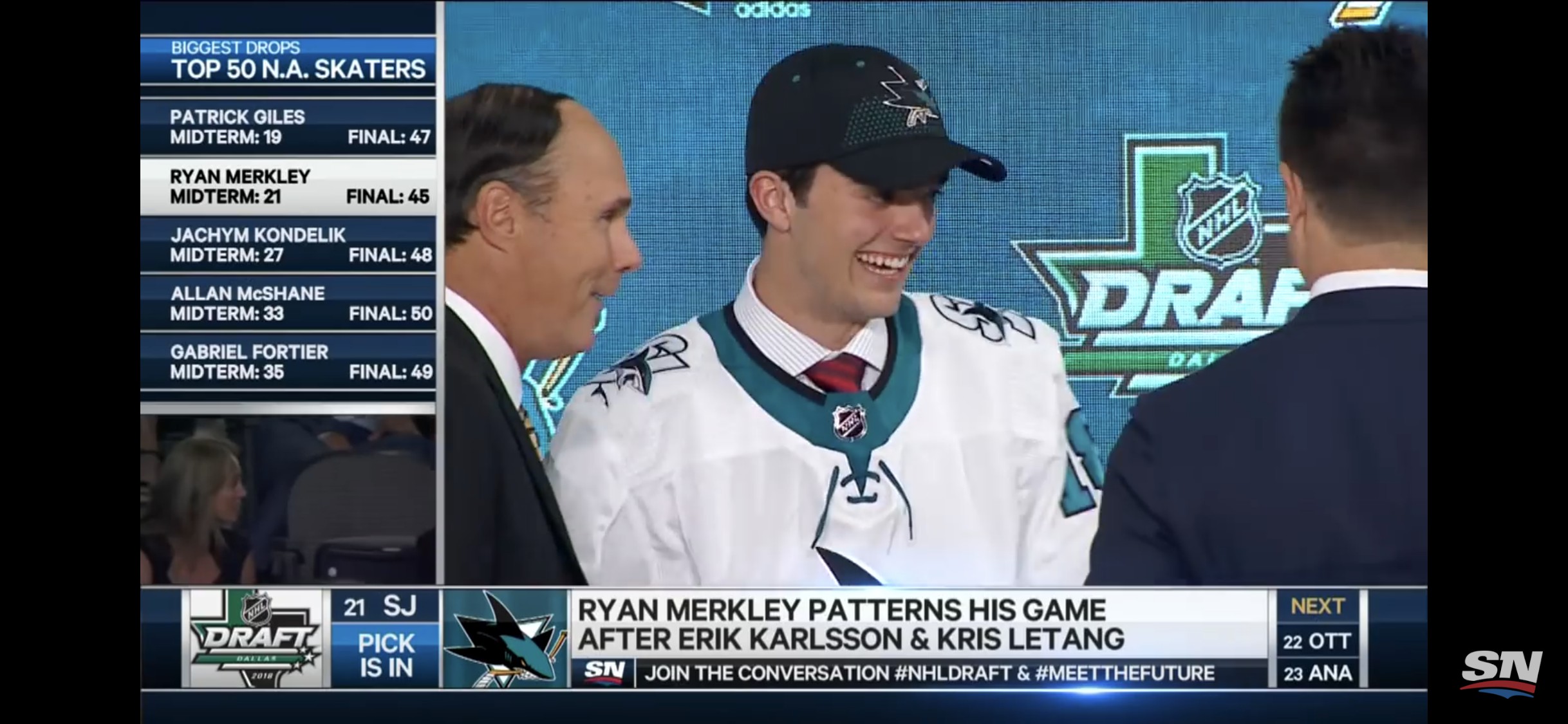 Ryan Merkley rejeté par son équipe dans la OHL