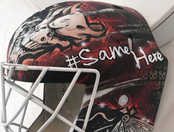 Santé mentale : Robin Lehner s'exprime à travers son masque