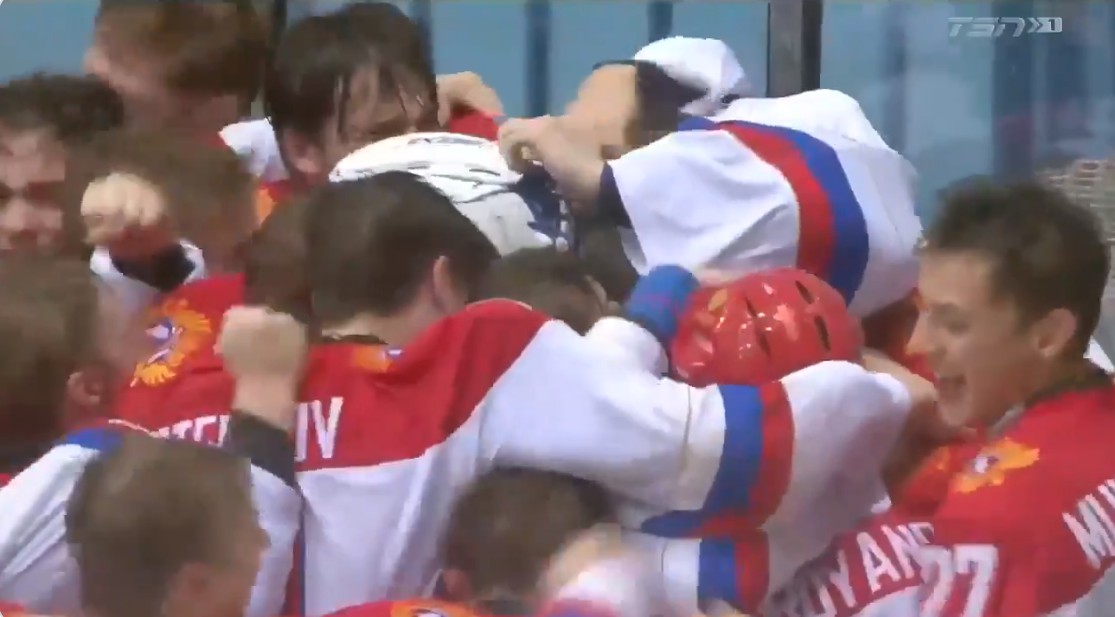 Yaroslav Askarov s'occupe du Canada à la Coupe Hlinka-Gretzky