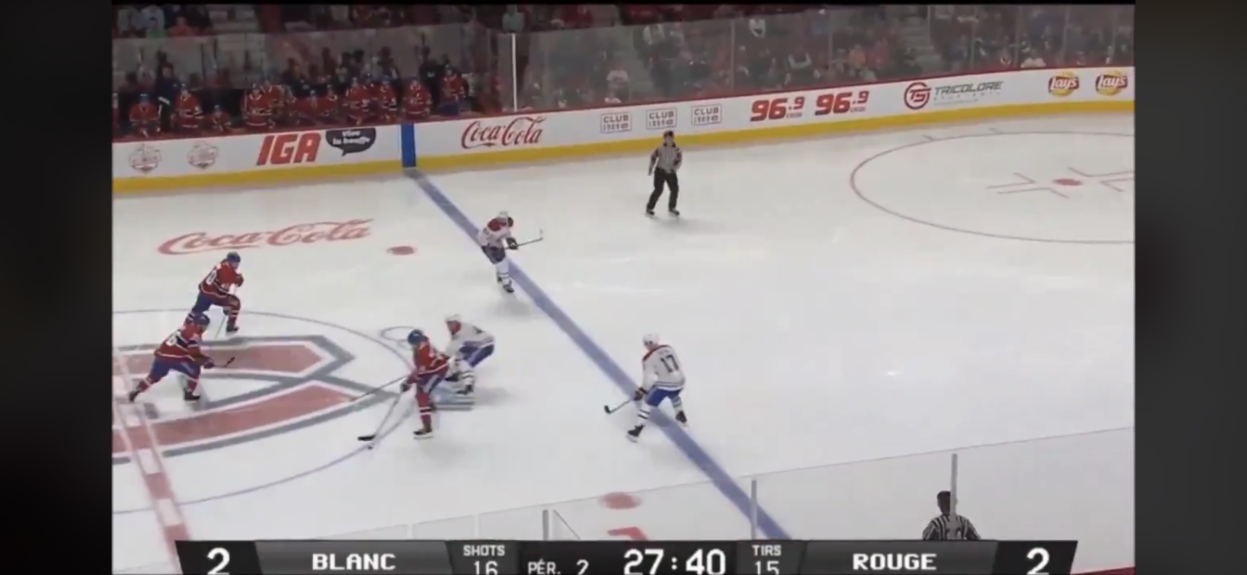 Charles Hudon, Otto Leskinen et Jesperi Kotkaniemi se sont démarqués lors du match intraéquipe