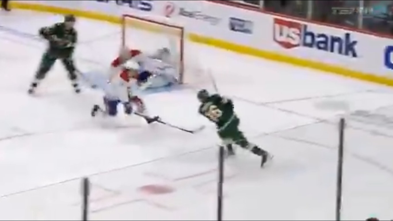 L'arrêt spectaculaire de Keith Kinkaid devient une amusante vidéo