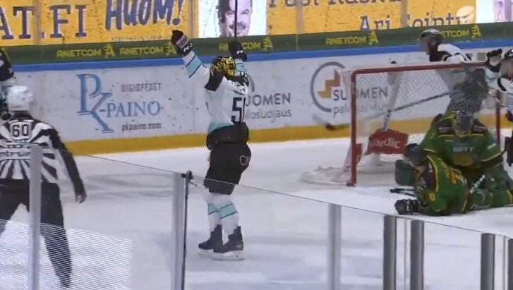 Jesse Ylonen marque son quatrième but de la saison