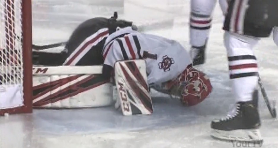 Effrayant incident pour un gardien de la OHL