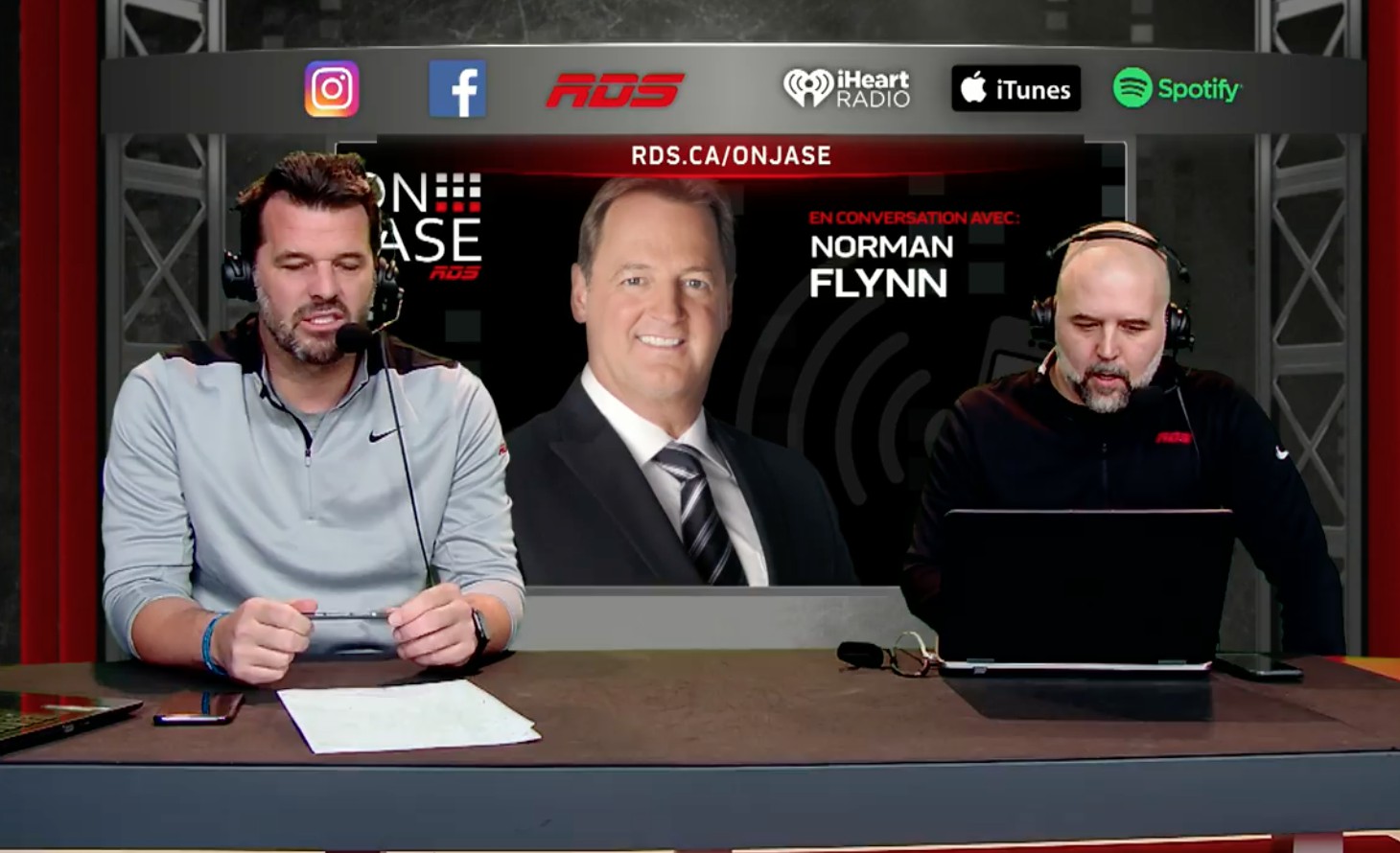 Norman Flynn l’a échappée en ondes (au sujet de Lafrenière)