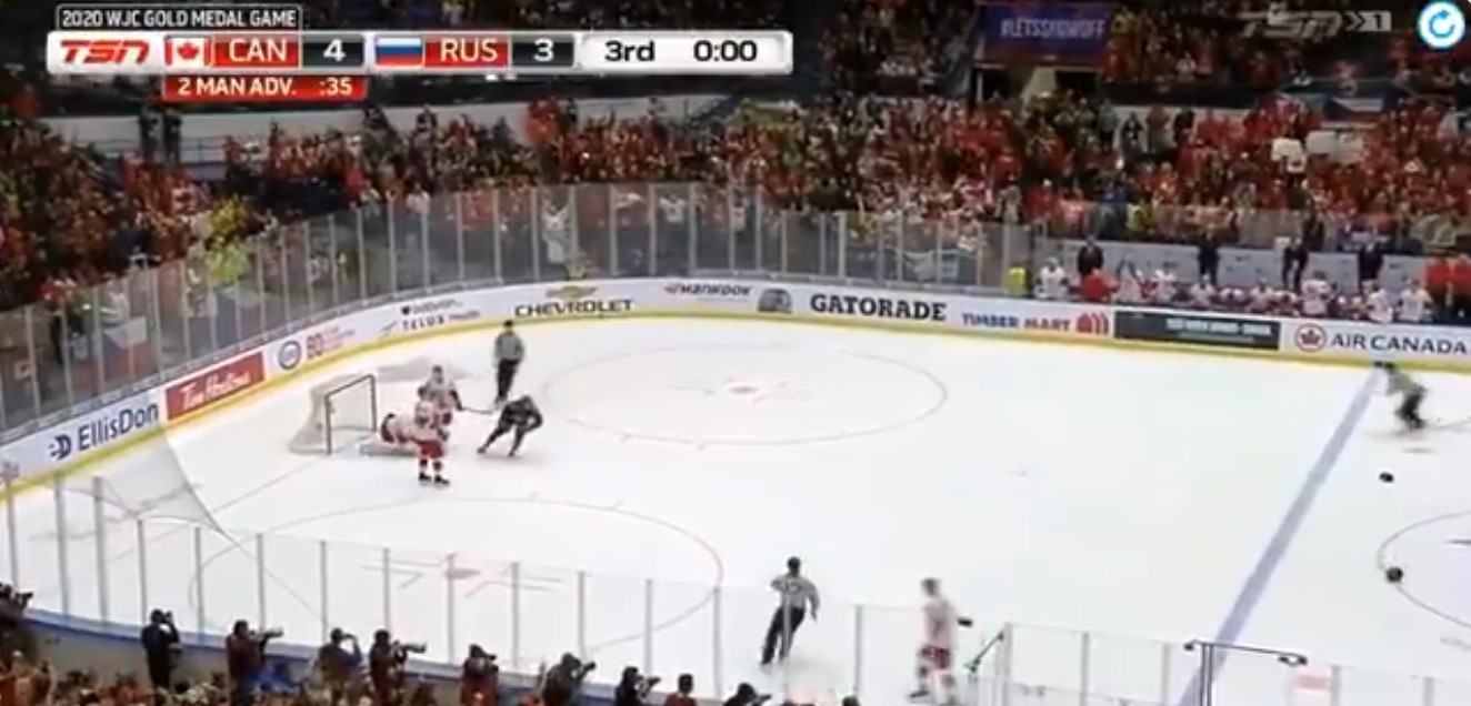 Certains partisans russes ont cru que la Russie avait gagné le CMJ