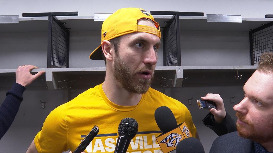 Jarred Tinordi joue 18 minutes par match sur la deuxième paire des Prédateurs