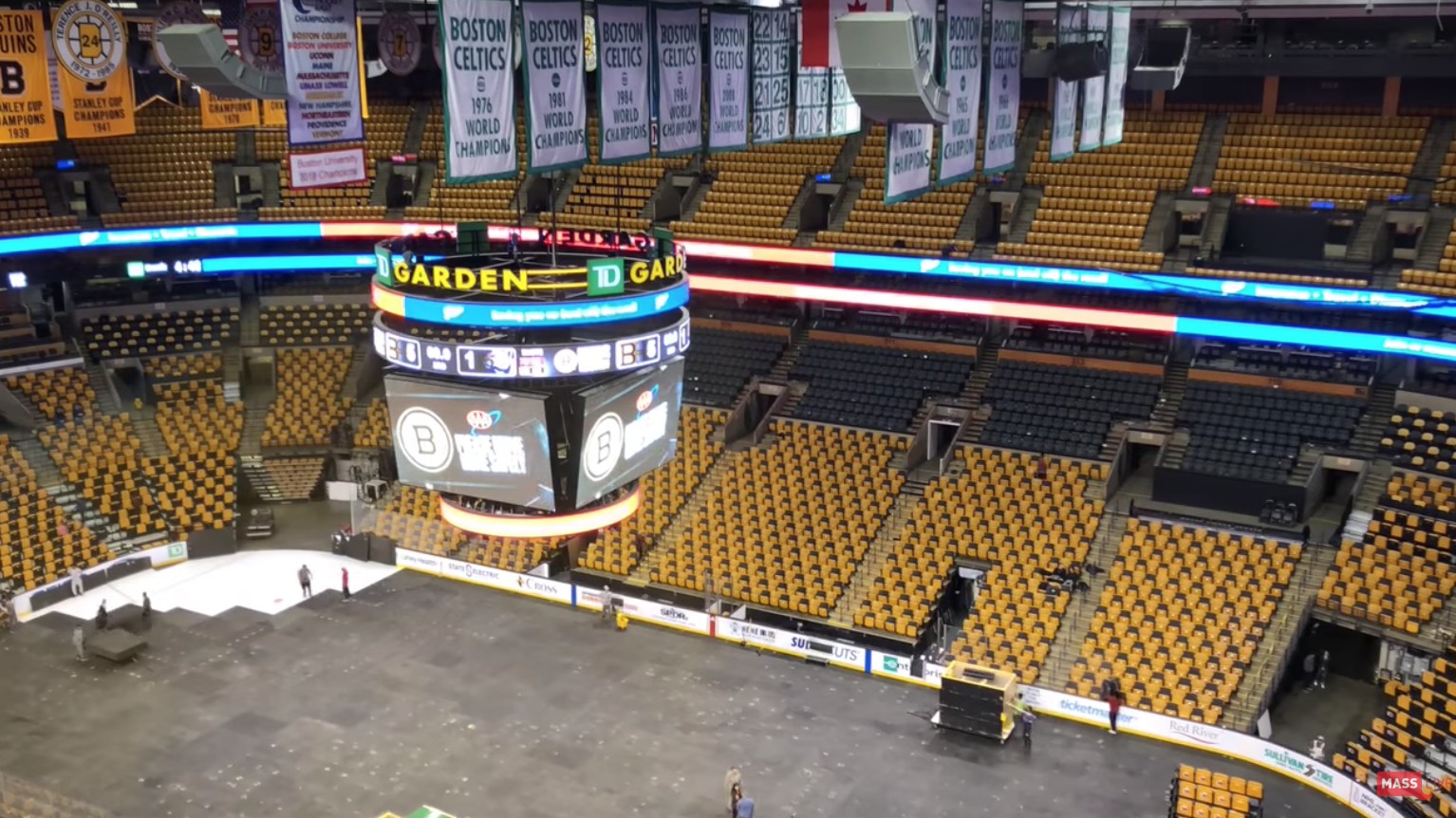 Les Bruins de Boston n'ont plus de glace